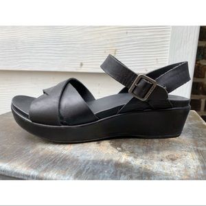Kork-ease Myrna 2.0 in Black Leather Size 8